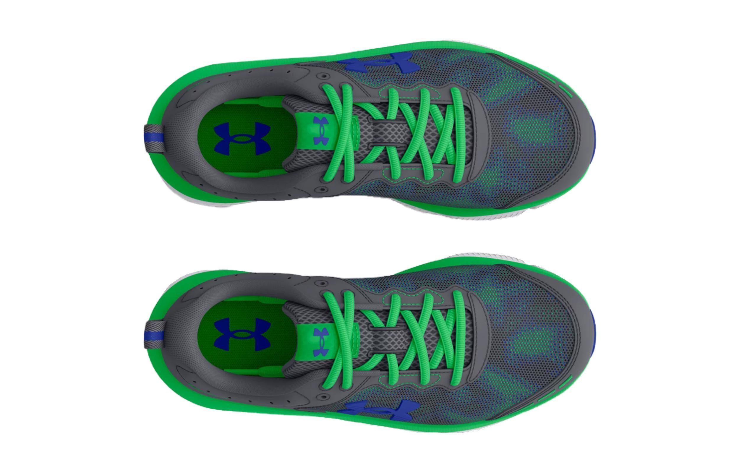(GS) Under Armour Assert 10 AC Laser 'Pitch Grey Green Screen' 3026784-100 sold by KicksCrew product image thumbnail 5