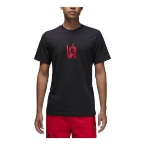 Air Jordan Brand Graphic T-Shirt 'Black Red' FD7025-010 sold by KicksCrew