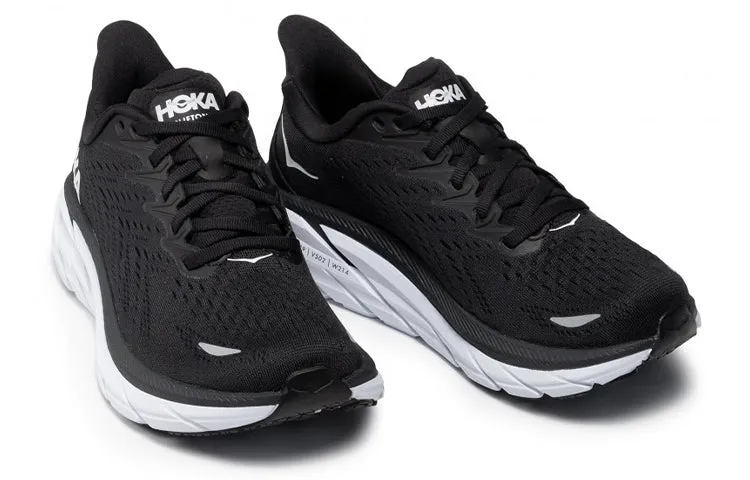 (WMNS) HOKA ONE ONE Clifton 8 Wide 'Black White' 1121375-BWHT sold by KicksCrew product image thumbnail 4