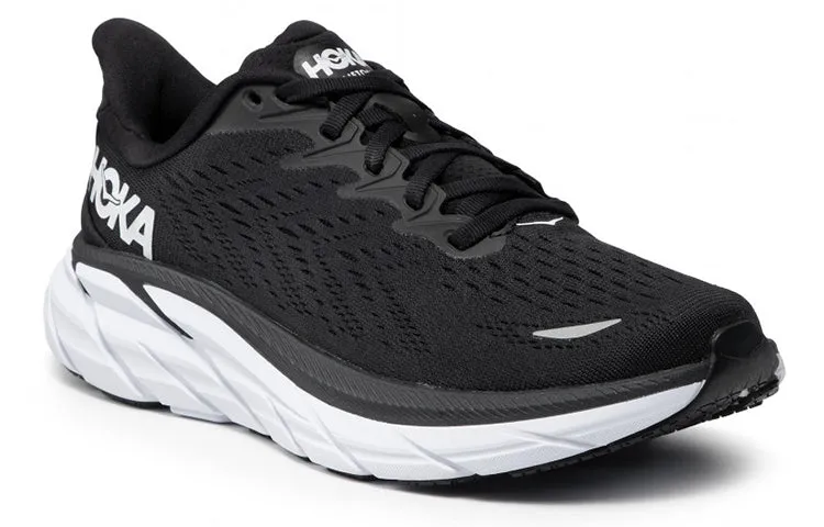 (WMNS) HOKA ONE ONE Clifton 8 Wide 'Black White' 1121375-BWHT sold by KicksCrew product image thumbnail 2
