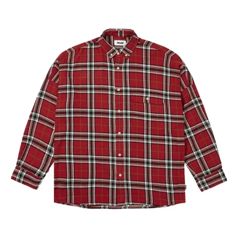 Palace Lumber Yak Shirt 'Red' P26SHT018 sold by KicksCrew