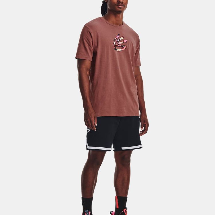 Under Armour Curry Comic Fill Short Sleeve T-shirt 'Red Fusion' 1376806-604 sold by KicksCrew product image thumbnail 3