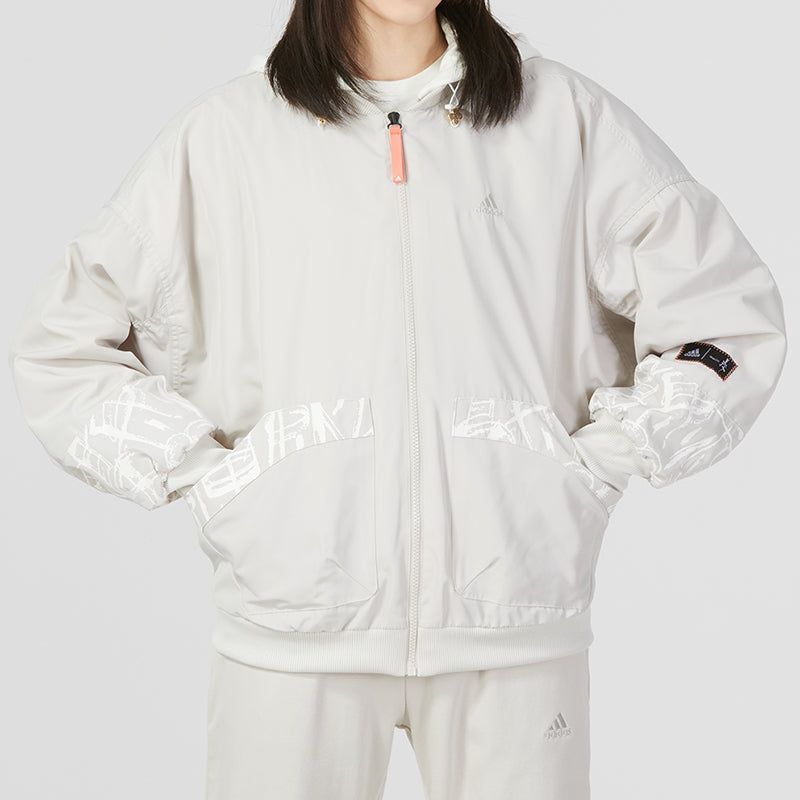 (WMNS) Adidas CNY Warm Jackets 'White' HZ2998 sold by KicksCrew product image thumbnail 3