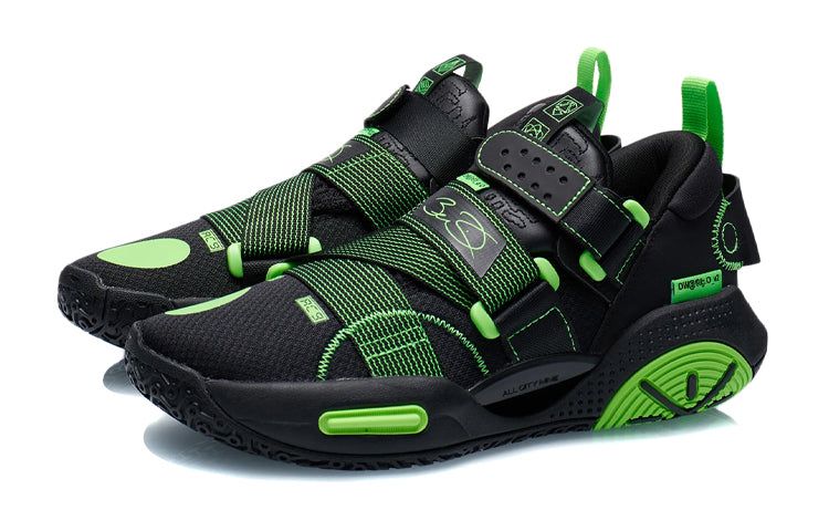 (GS) Li-Ning Wade All City 9 V2 'Black Green' ABPR055-7 sold by KicksCrew product image thumbnail 3