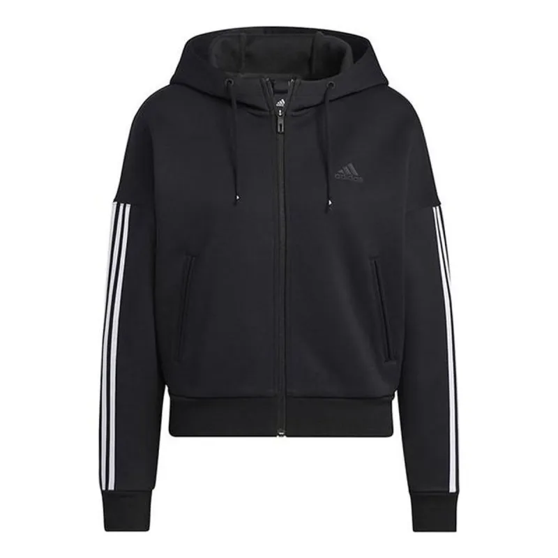 (WMNS) adidas Must Have Knit Jacket 'Black' HM7046 sold by KicksCrew