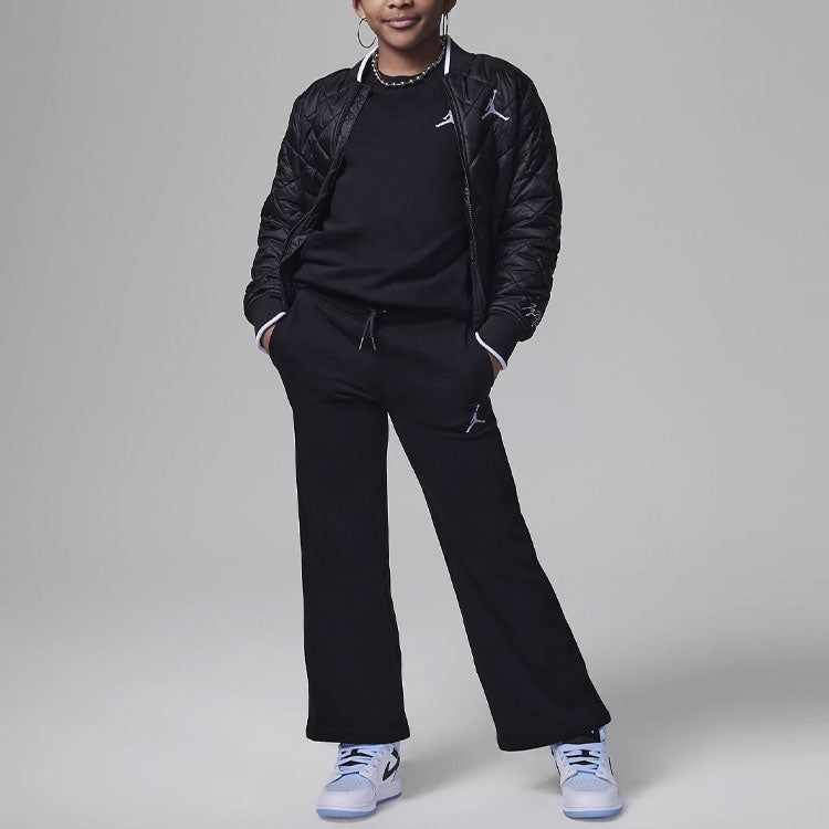 (GS) Air Jordan Icon Play Open Pants 'Black' 45C392-023 sold by KicksCrew product image thumbnail 4