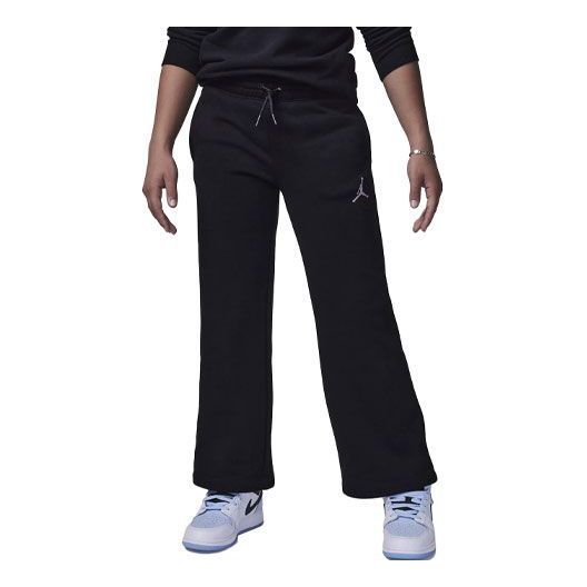 (GS) Air Jordan Icon Play Open Pants 'Black' 45C392-023 sold by KicksCrew
