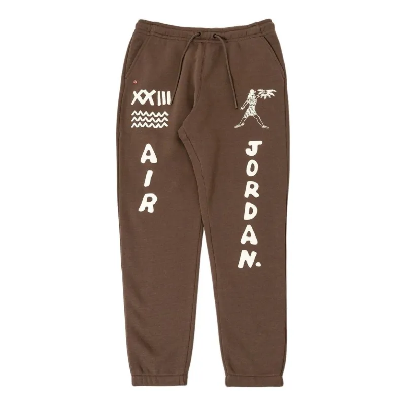 Air Jordan Flight Artist Series Fleece Pants 'Tan' DV7569-274 sold by KicksCrew
