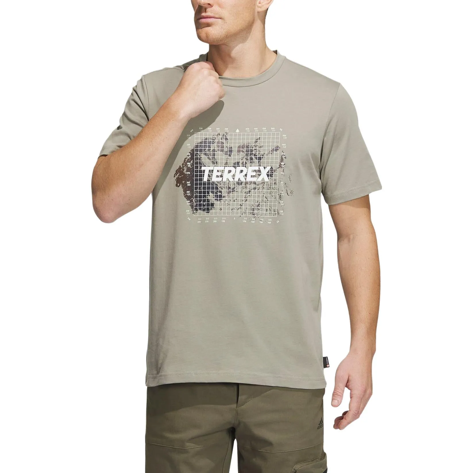 adidas Terrex T-Shirt 'Olive Green' IB8692 sold by KicksCrew product image thumbnail 2