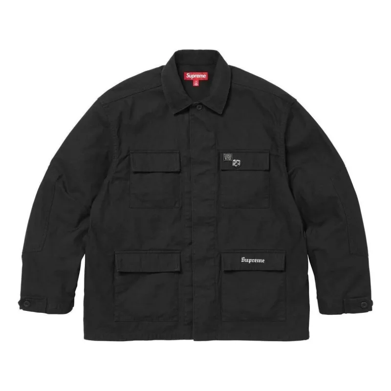 Supreme x Melvins BDU Jacket 'Black White' SUP-SS24-217 sold by KicksCrew