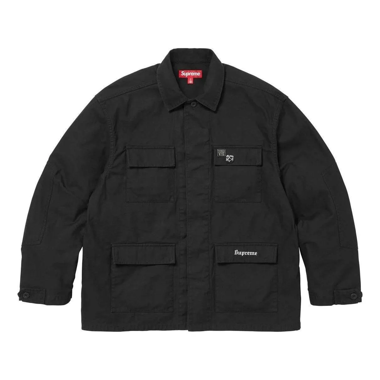 Supreme x Melvins BDU Jacket 'Black White' SUP-SS24-217 sold by KicksCrew
