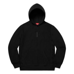 Supreme Micro Logo Hooded Sweatshirt 'Black' SUP-FW20-395 sold by KicksCrew