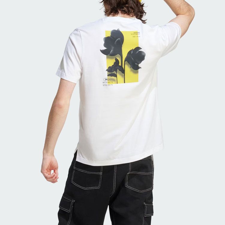 adidas Sportswear City Escape Split-Hem T-Shirt 'White' II3478 sold by KicksCrew product image thumbnail 3