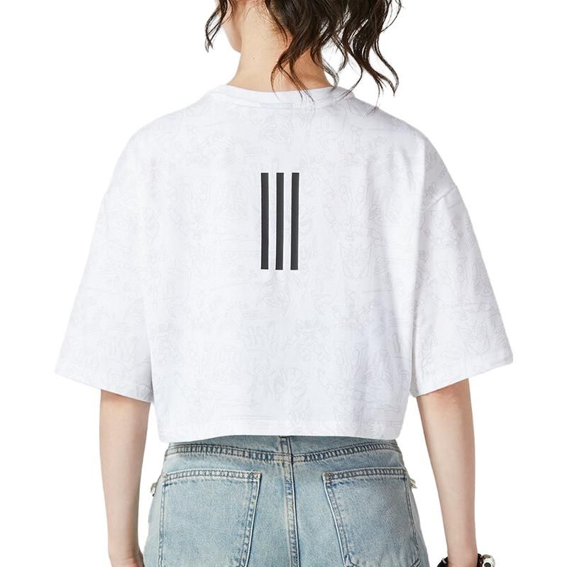 adidas Sportswear City Escape Split-Hem T-Shirt 'White' II3478 sold by KicksCrew product image thumbnail 4