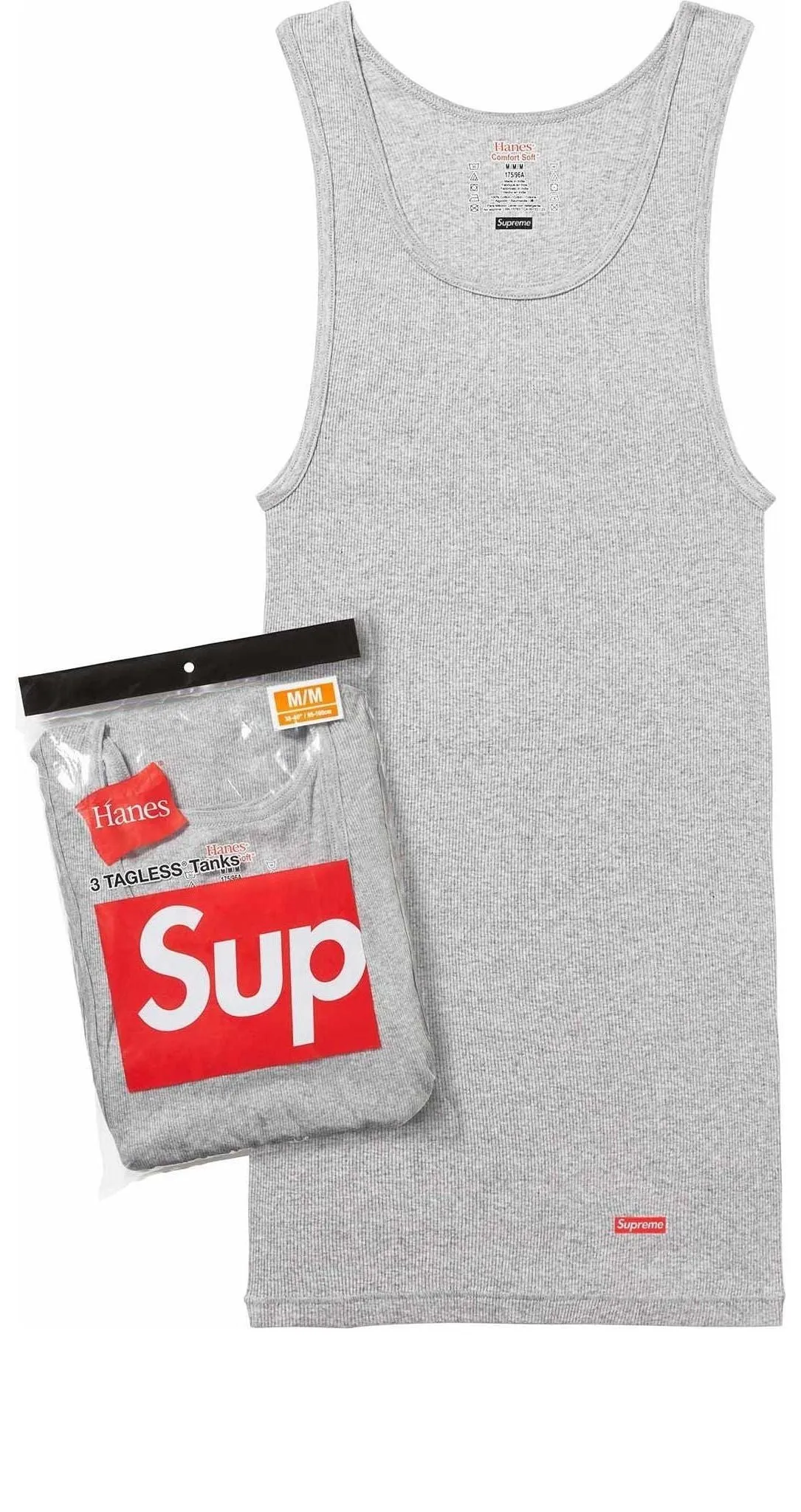 Supreme SS24 WEEK1 TAGLESS TANK TOPS 3 SUP-SS24-024 sold by KicksCrew