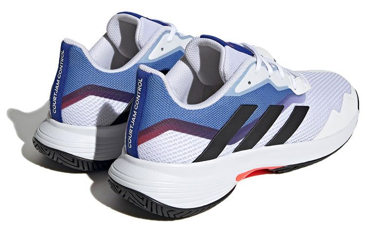 adidas Courtjam Control Tennis 'White Black Blue' HQ8468 sold by KicksCrew product image thumbnail 4