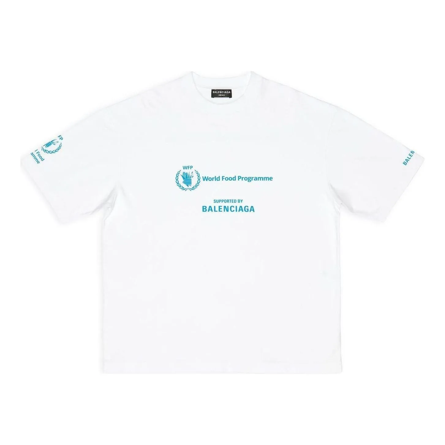 Balenciaga x WFP T-Shirt Medium Fit 'White' 612966TMVL29086 sold by KicksCrew
