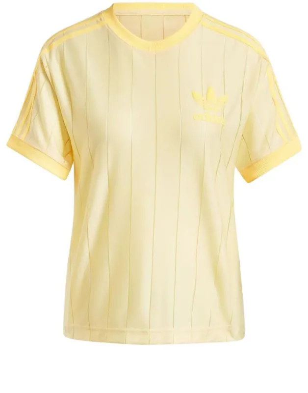 (WMNS) adidas Originals 3-Stripes T-Shirt 'Yellow' IT9869 sold by KicksCrew