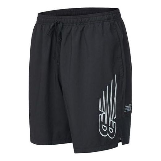 New Balance Tenacity Woven Logo 9 inch Shorts 'Black' MS21256-BK sold by KicksCrew