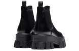 (WMNS) PRADA Monolith Brushed Leather Chelsea Boots 'Black' 1T725L_B4L_F0002_F_A055 sold by KicksCrew