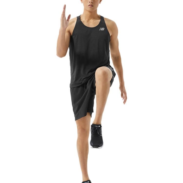 New Balance Tenacity Woven Logo 9 inch Shorts 'Black' MS21256-BK sold by KicksCrew product image thumbnail 3