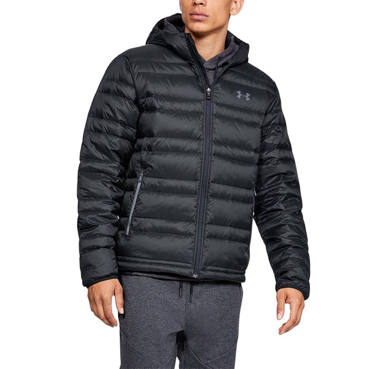 Under Armour Down Hooded Winter Jacket 'Black' 1342738-001 sold by KicksCrew product image thumbnail 3