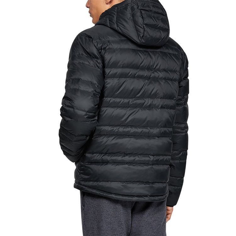 Under Armour Down Hooded Winter Jacket 'Black' 1342738-001 sold by KicksCrew product image thumbnail 4