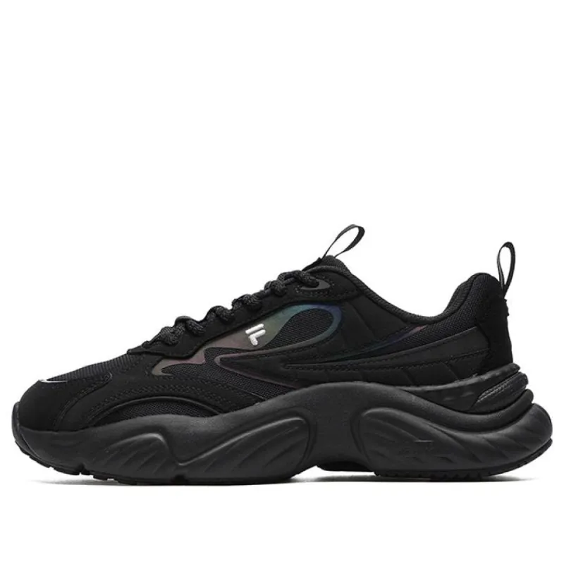 (WMNS) FILA FUSION Conch Sneakers 'Black' T12W217303FBS sold by KicksCrew