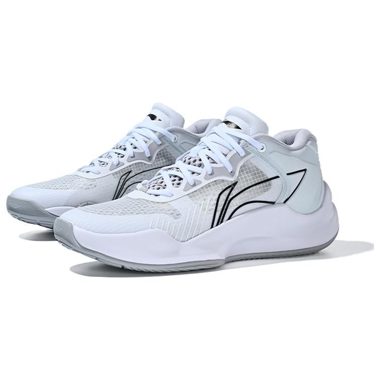 Li-Ning Casual Basketball Shoes Low 'White Light Mint' ABAT067-3 sold by KicksCrew product image thumbnail 3