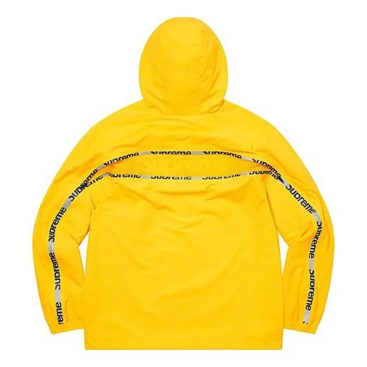 Supreme Reflective Zip Hooded Jacket 'Yellow Black' SUP-SS21-531 sold by KicksCrew product image thumbnail 2