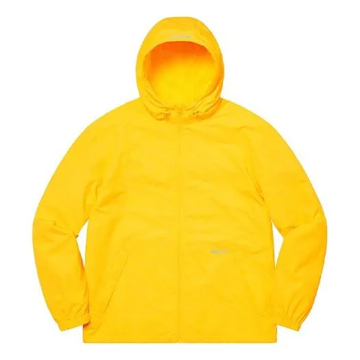 Supreme Reflective Zip Hooded Jacket 'Yellow Black' SUP-SS21-531 sold by KicksCrew