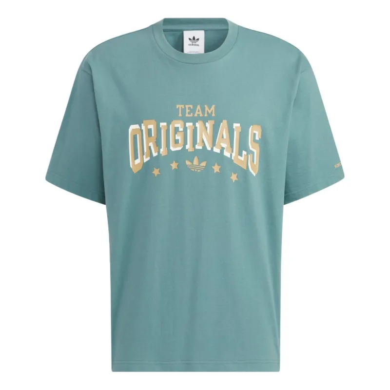 adidas originals Adidas MC Slogan T-Shirt 'Green' HS2015 sold by KicksCrew