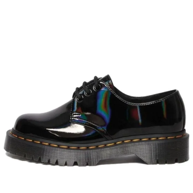 (WMNS) Dr. Martens 1461 Bex 3 Eye Shoe 'Black Rainbow' 30563001 sold by KicksCrew