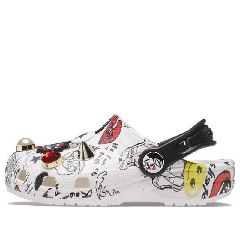 (GS) Crocs Classic Cruella Clogs 'White Black' 207397-100 sold by KicksCrew