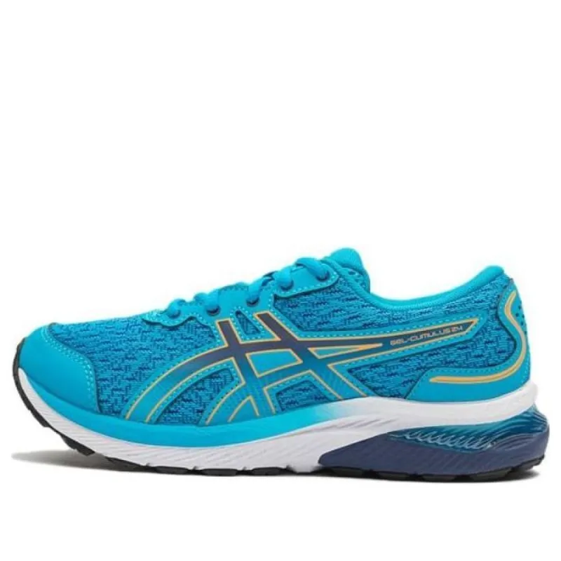 (GS) ASICS Gel-Cumulus 24 'Island Blue Sun Peach' 1014A270-402 sold by KicksCrew