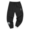 FILA FUSION Logo Printed Woven Pants 'Black' T11M132806F-BK sold by KicksCrew