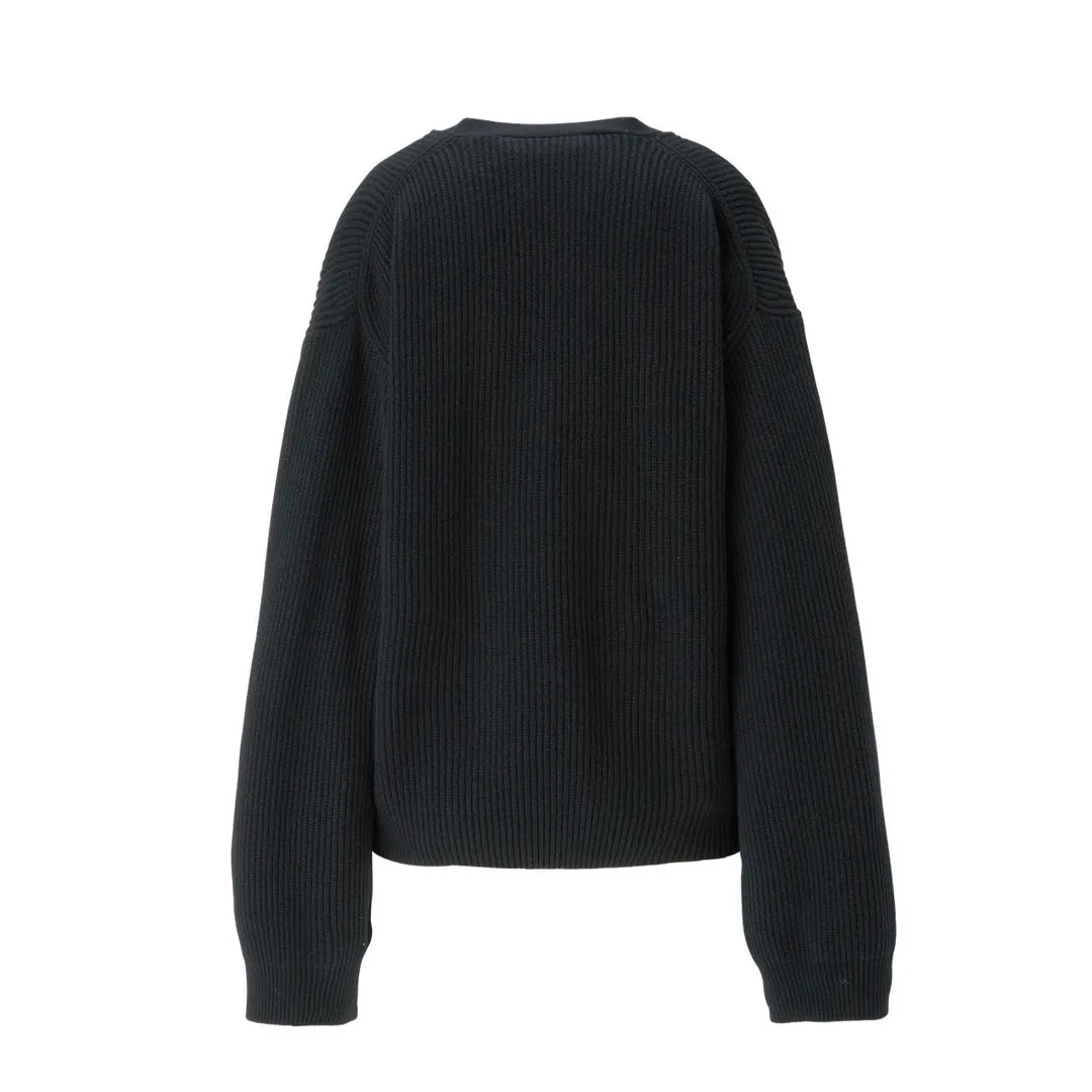 Onitsuka Tiger Knit Cardigan 'Black' 2181A860-001 sold by KicksCrew product image thumbnail 2