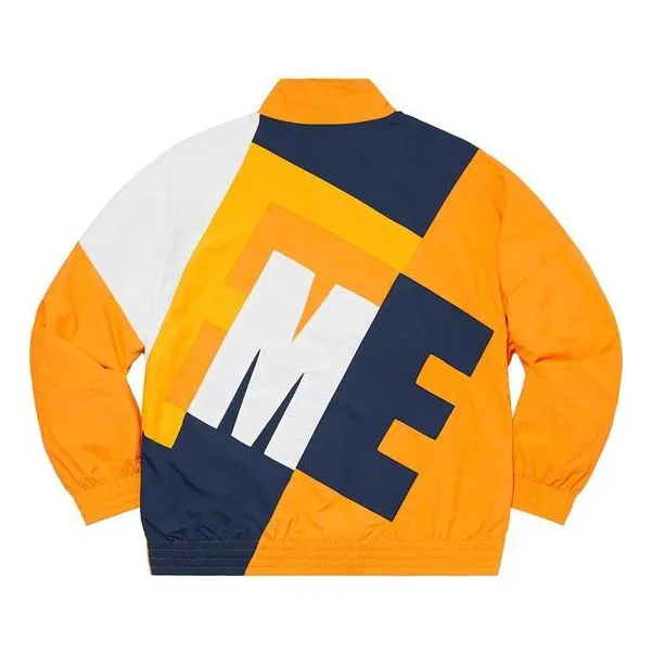Supreme Big Letter Track Jacket 'Yellow White Navy' SUP-SS20-563 sold by KicksCrew product image thumbnail 2