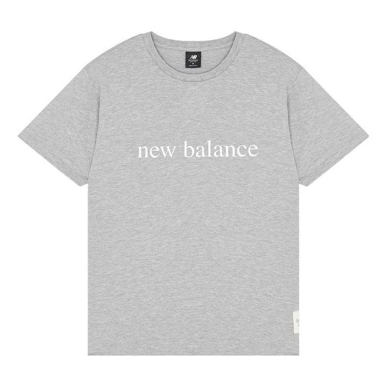 New Balance Essentials Logo T-Shirt 'Grey' AMT21566-AG sold by KicksCrew