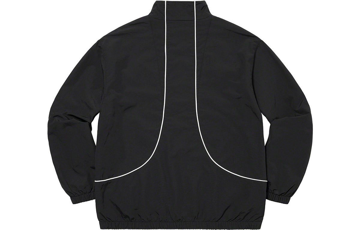 Supreme Piping Track Jacket 'Black White' SUP-FW20-041 sold by KicksCrew product image thumbnail 2