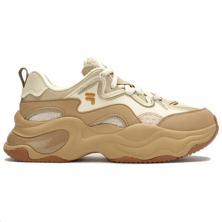 (WMNS) FILA FUSION BUBBLE Platform Sneakers 'White Tan' T12W341301FPA sold by KicksCrew product image thumbnail 2