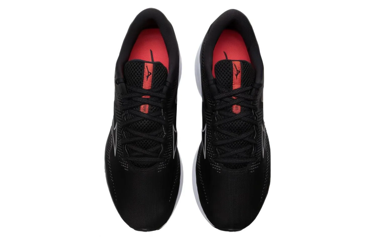 Mizuno Wave Rider 27 Sneakers 'Black Grey Red' J1GC230352 sold by KicksCrew product image thumbnail 4