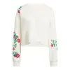 (WMNS) adidas Floral Graphics Sweatshirt 'White' IS2425 sold by KicksCrew