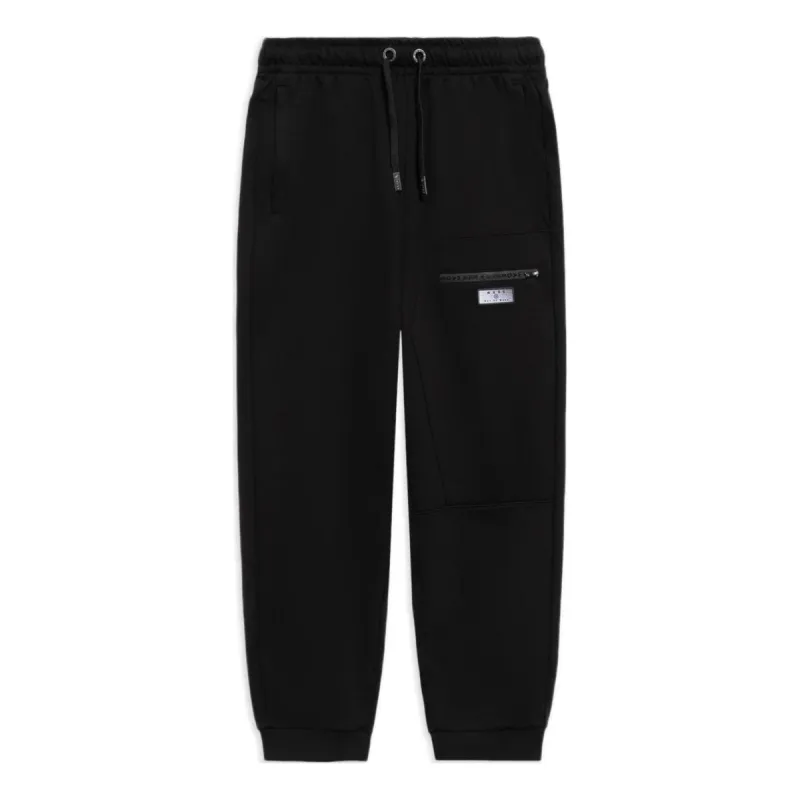 Li-Ning Way Of Wade Label Logo Joggers Sweatpants 'Black' AKLS373-1 sold by KicksCrew