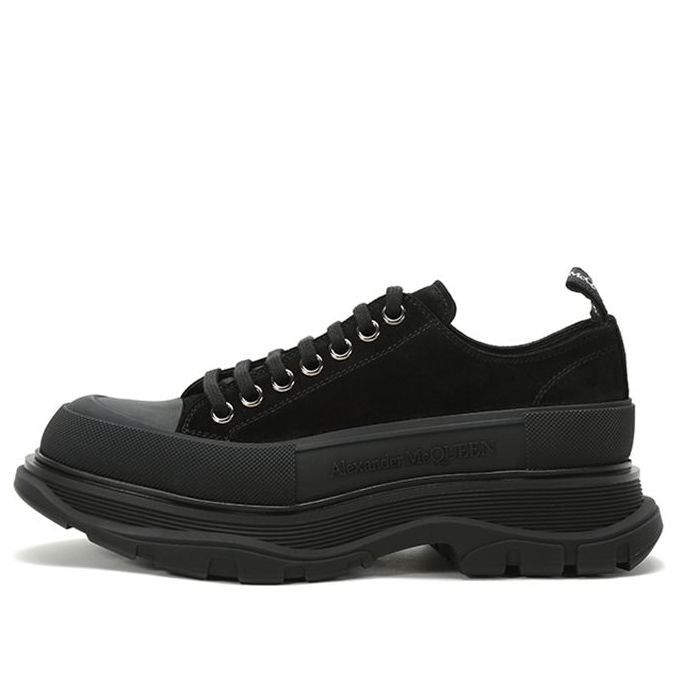 Alexander McQueen Tread Slick Sneakers 'Core Black' 627225WHBGU1081 sold by KicksCrew