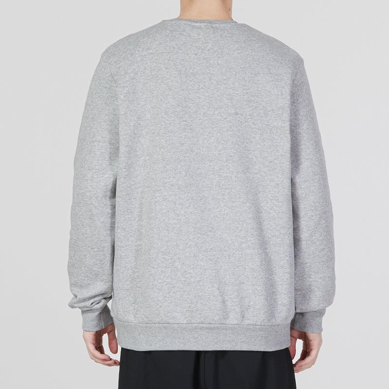 adidas Essentials Fleece Sweatshirt 'Grey' H12221 sold by KicksCrew product image thumbnail 4