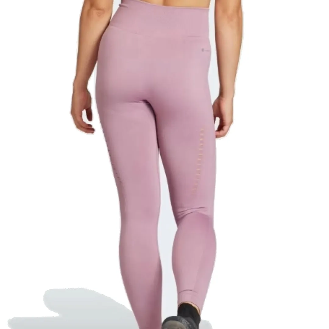 (WMNS) adidas Yoga Seamless 7/8 Leggings Asia Sizing 'Pink' HY3858 sold by KicksCrew product image thumbnail 2