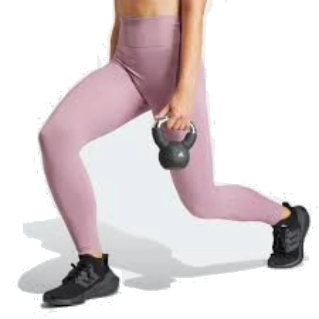 (WMNS) adidas Yoga Seamless 7/8 Leggings Asia Sizing 'Pink' HY3858 sold by KicksCrew product image thumbnail 3