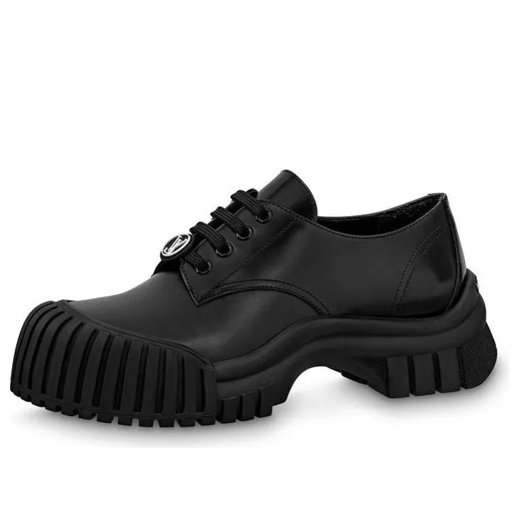 (WMNS) LOUIS VUITTON Ruby Flat Shoes 'Black' 1ABUA6 sold by KicksCrew