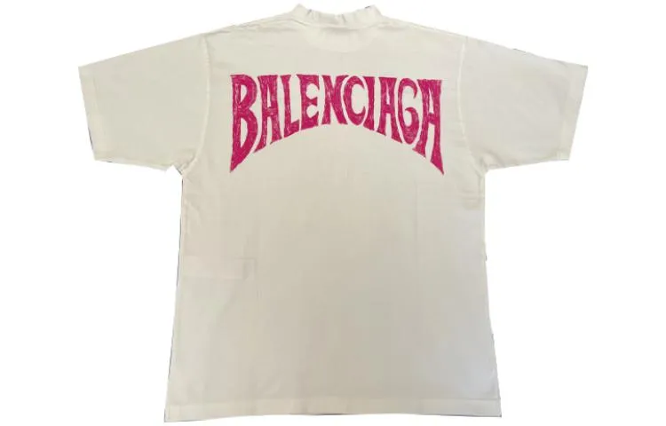 (WMNS) Balenciaga Paris Tropical T-Shirt 'White' 764235TPVL99601 sold by KicksCrew product image thumbnail 2